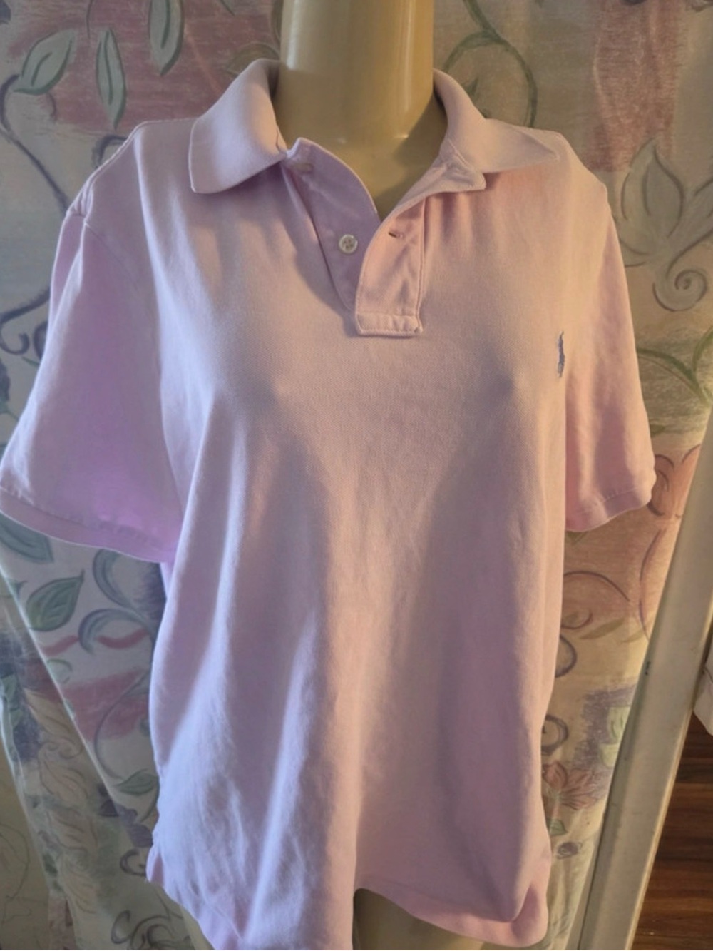 Ralph Lauren Light Pink Polo Shirt - Short Sleeve